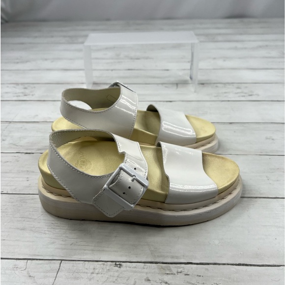 Dr. Martens Romi Chunky Platform Sandals Size 5 Women in Eggshell White - Picture 1 of 12